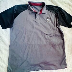 Gray and Black New Mexico State University Polo Shirt